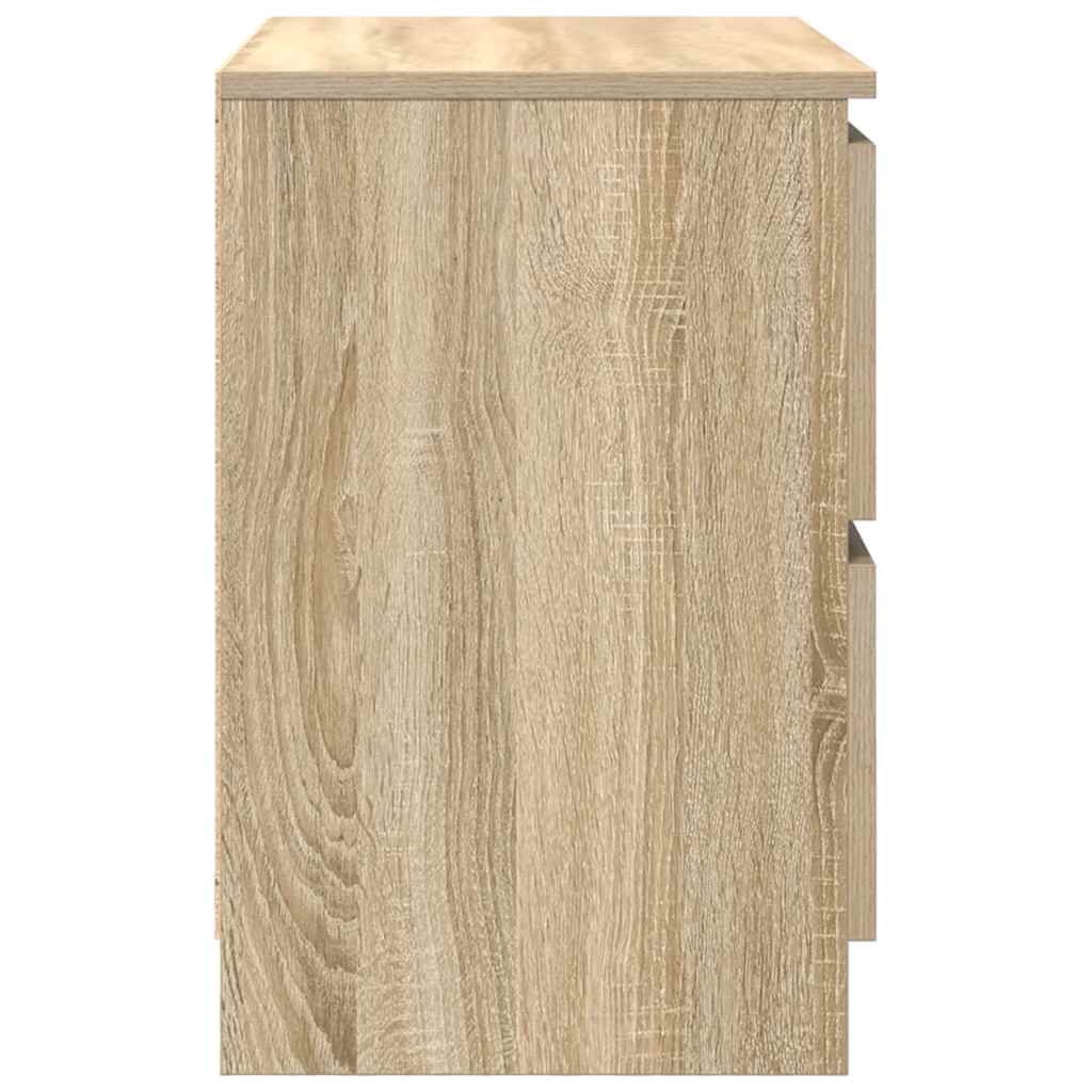 Tv-meubel 60x35x54 cm bewerkt hout sonoma eikenkleurig