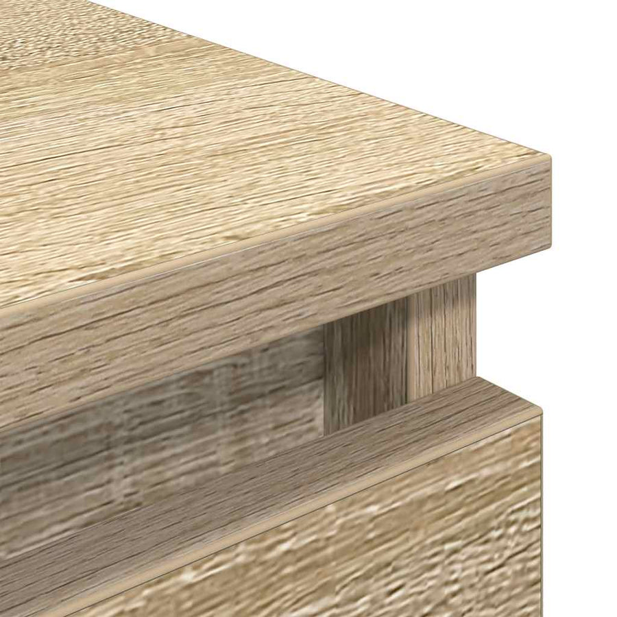 Tv-meubel 60x35x54 cm bewerkt hout sonoma eikenkleurig