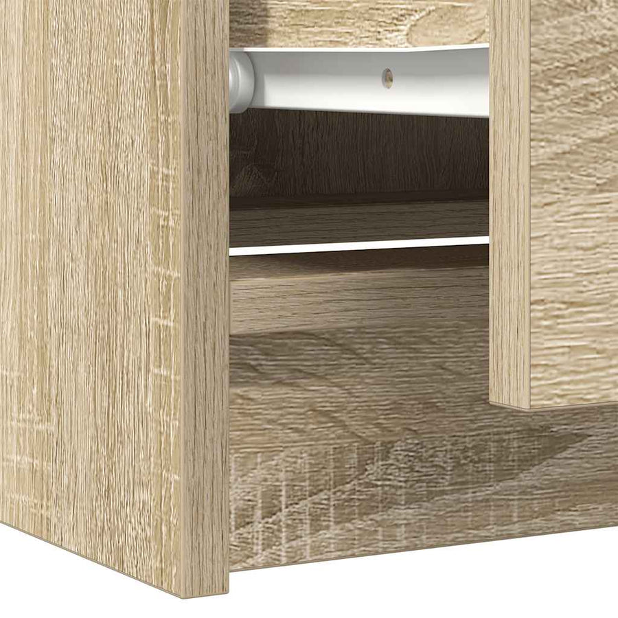 Tv-meubel 60x35x54 cm bewerkt hout sonoma eikenkleurig