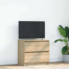 Tv-meubel 60x35x54 cm bewerkt hout sonoma eiken