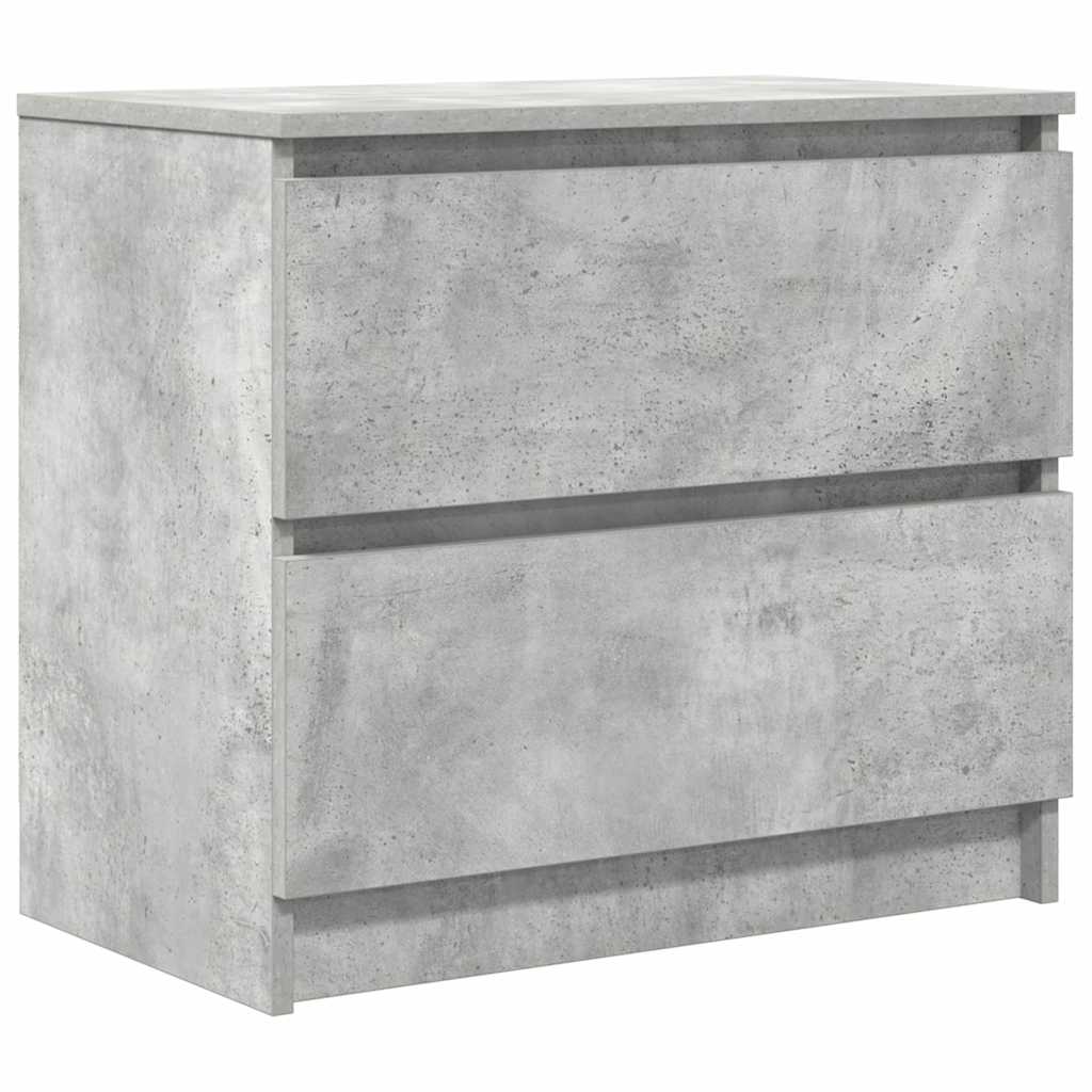 Tv-meubel 60x35x54 cm bewerkt hout betongrijs