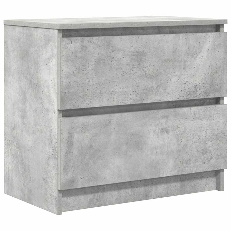 Tv-meubel 60x35x54 cm bewerkt hout betongrijs