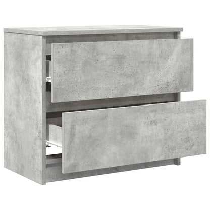 Tv-meubel 60x35x54 cm bewerkt hout betongrijs
