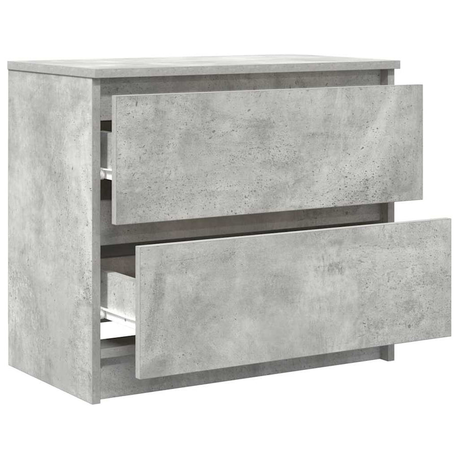 Tv-meubel 60x35x54 cm bewerkt hout betongrijs