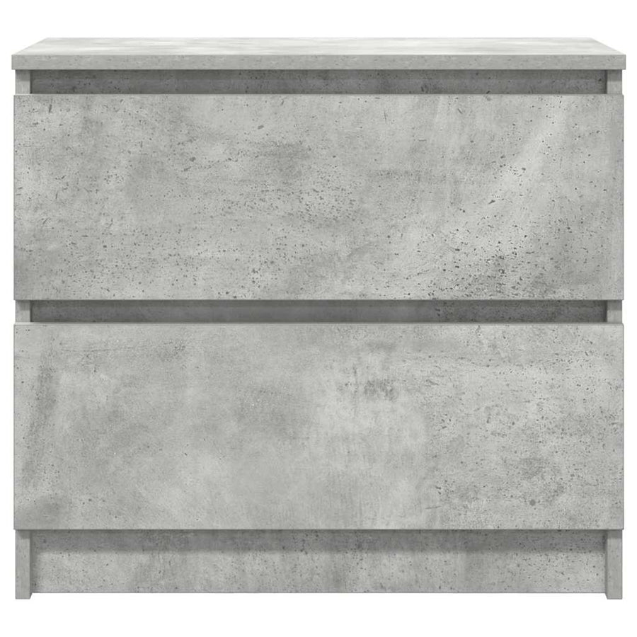 Tv-meubel 60x35x54 cm bewerkt hout betongrijs