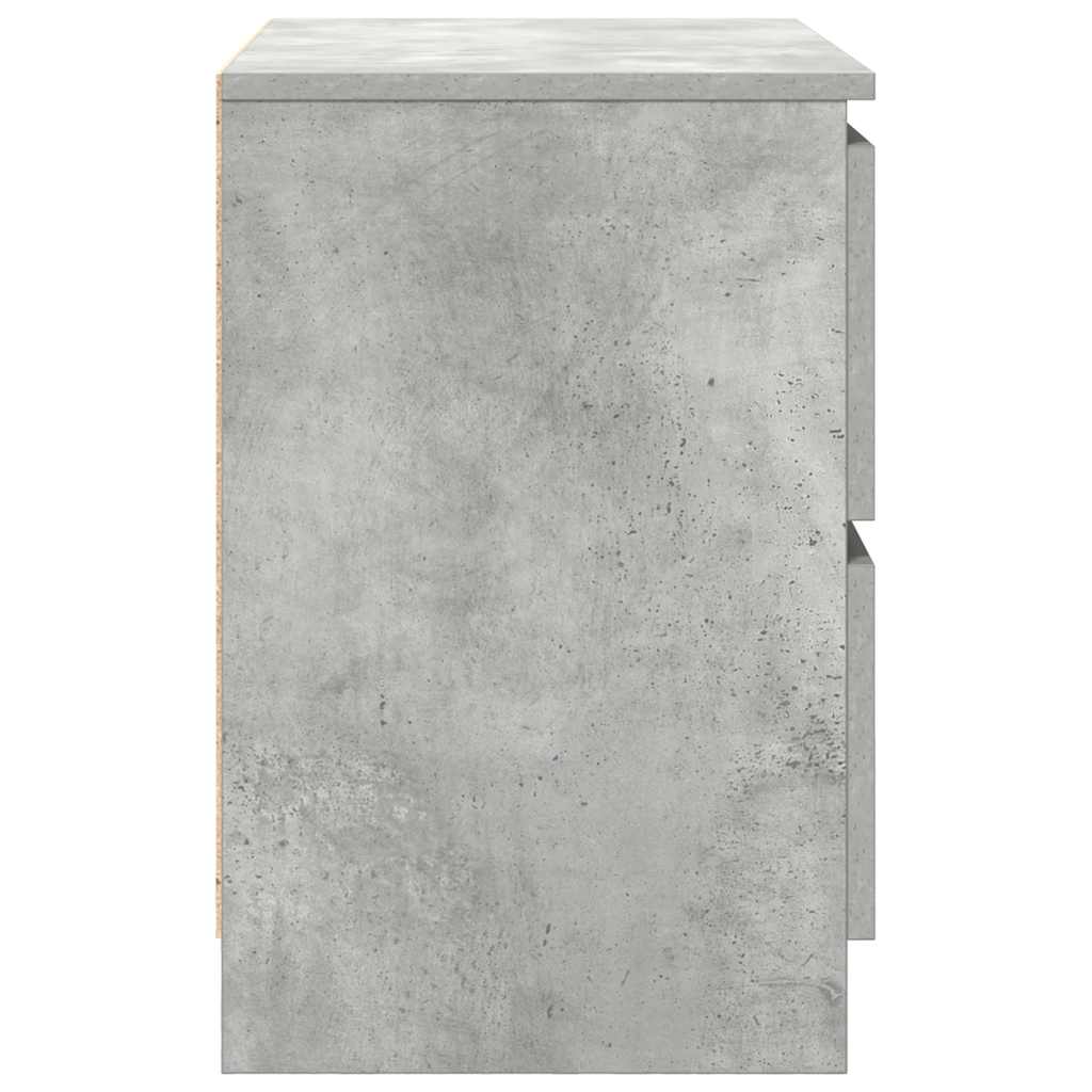 Tv-meubel 60x35x54 cm bewerkt hout betongrijs