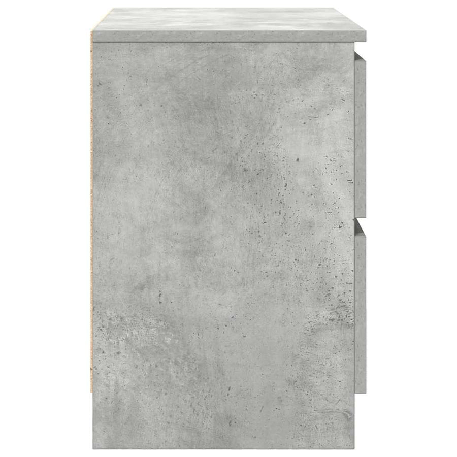 Tv-meubel 60x35x54 cm bewerkt hout betongrijs