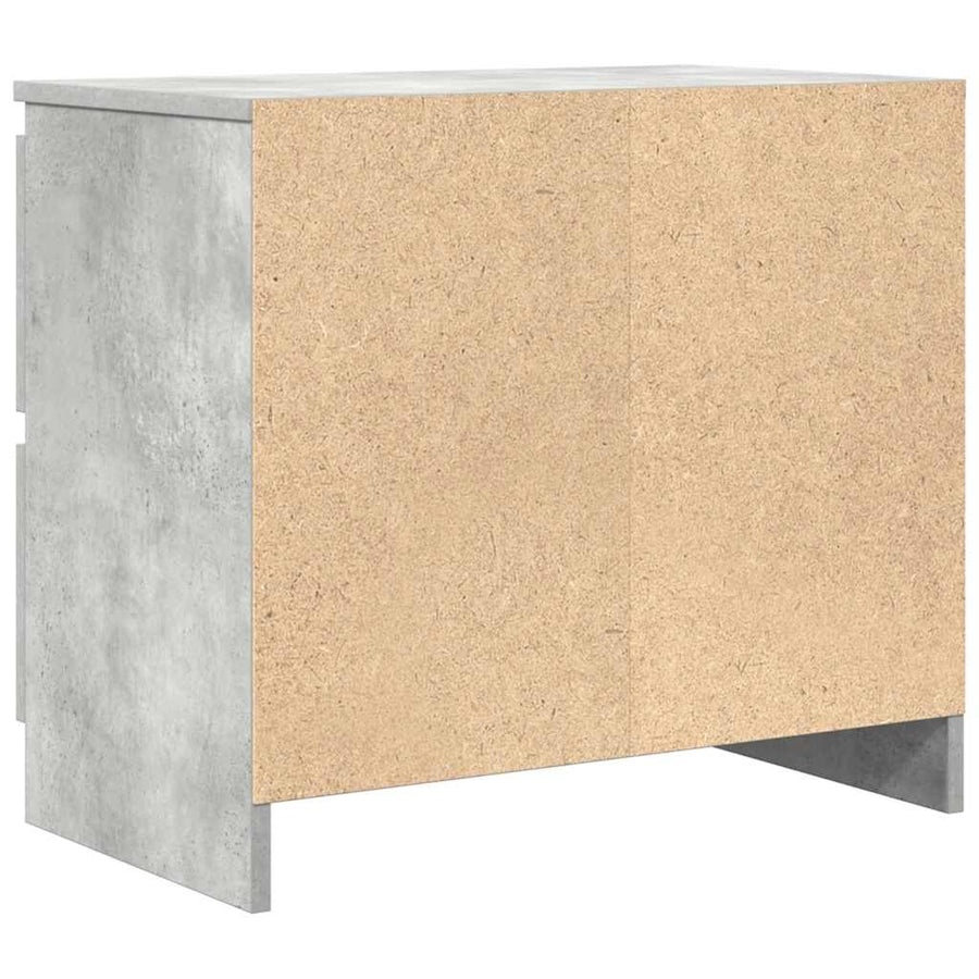 Tv-meubel 60x35x54 cm bewerkt hout betongrijs