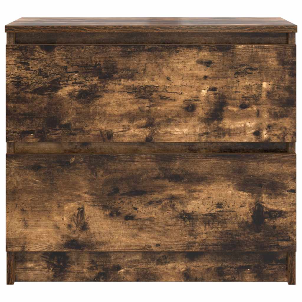 Tv-meubel 60x35x54 cm bewerkt hout gerookt eikenkleurig