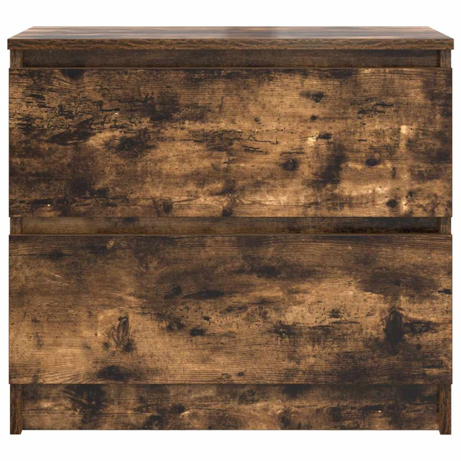 Tv-meubel 60x35x54 cm bewerkt hout gerookt eikenkleurig