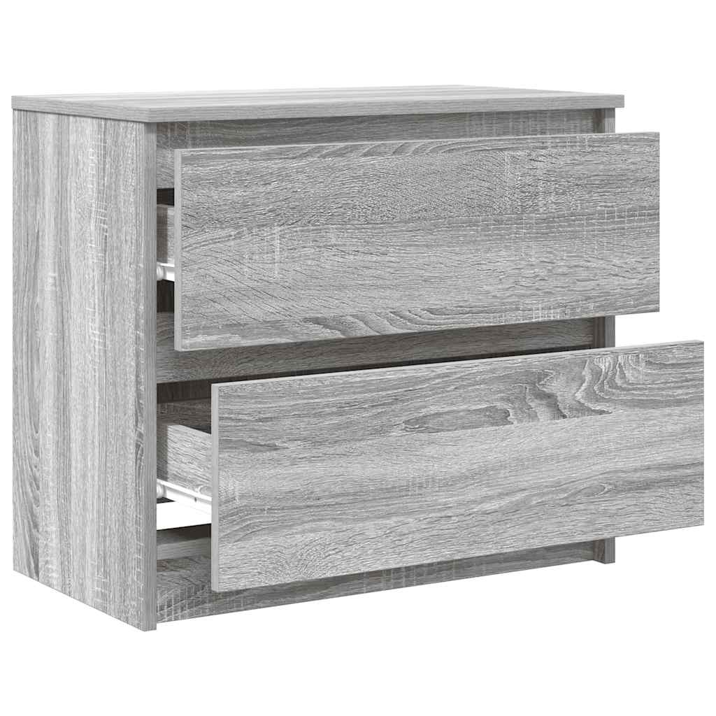 Tv-meubel 60x35x54 cm bewerkt hout grijs sonoma eikenkleurig