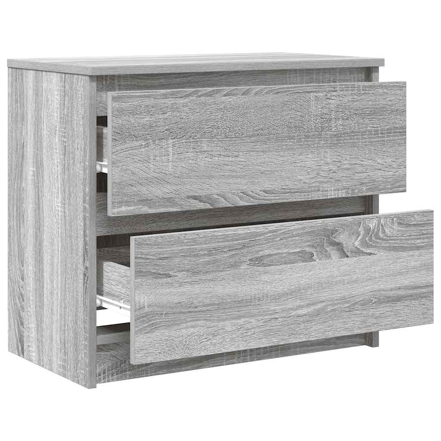 Tv-meubel 60x35x54 cm bewerkt hout grijs sonoma eikenkleurig