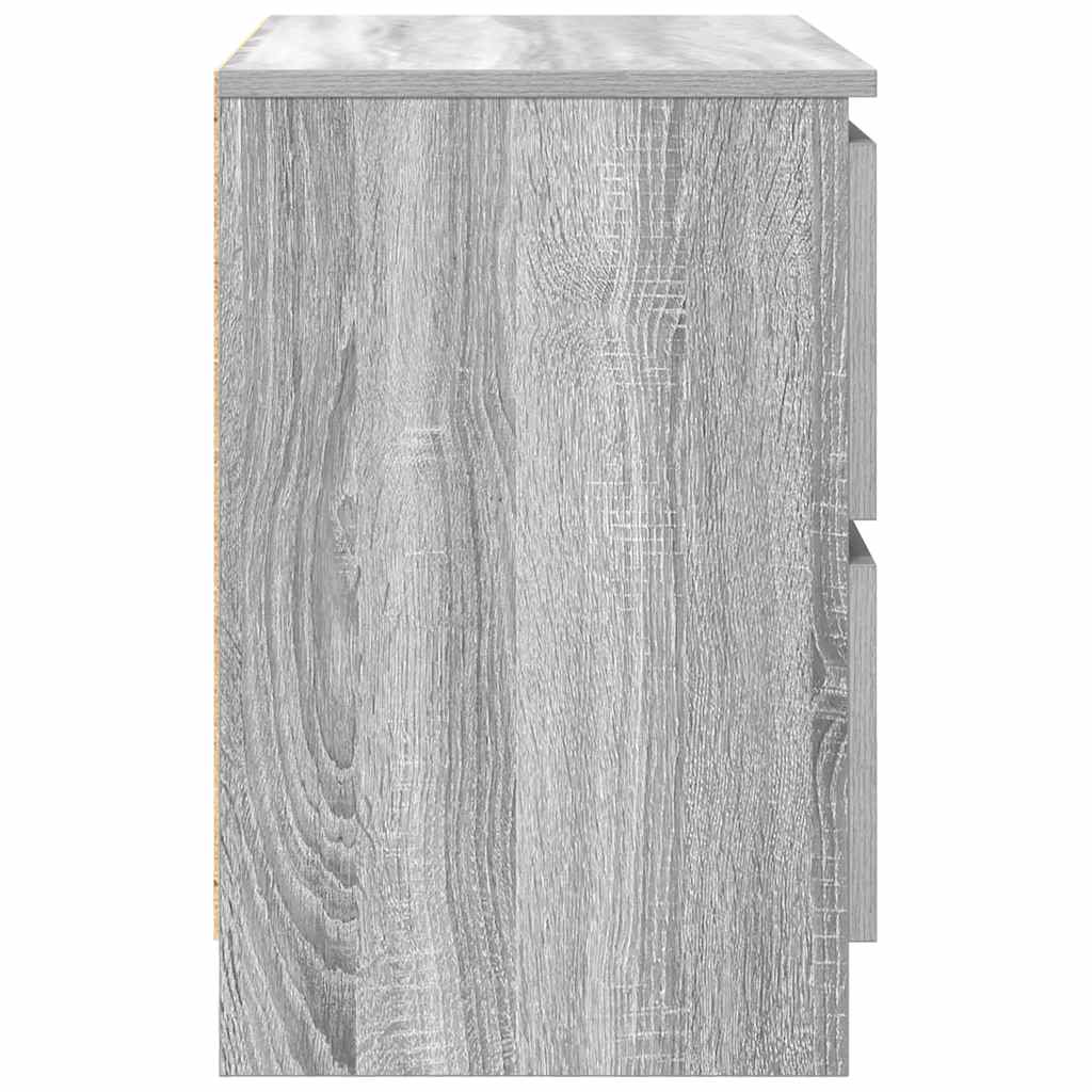 Tv-meubel 60x35x54 cm bewerkt hout grijs sonoma eikenkleurig