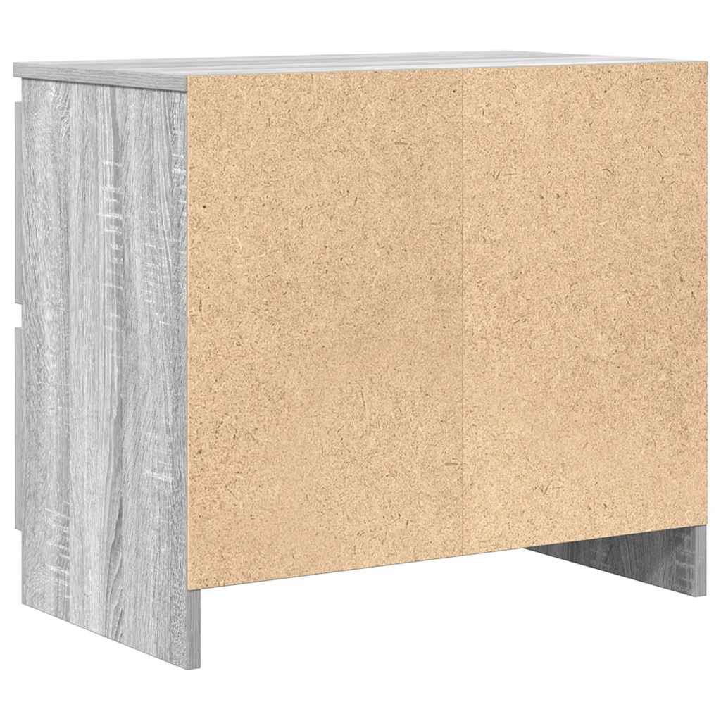 Tv-meubel 60x35x54 cm bewerkt hout grijs sonoma eikenkleurig