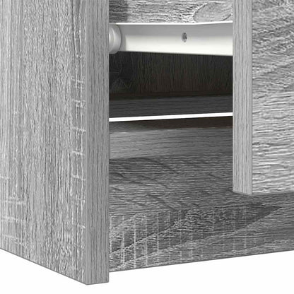 Tv-meubel 60x35x54 cm bewerkt hout grijs sonoma eikenkleurig