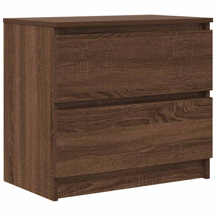 Tv-meubel 60x35x54 cm bewerkt hout bruin eikenkleur
