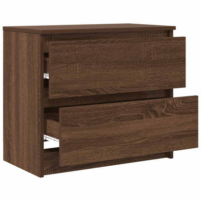 Tv-meubel 60x35x54 cm bewerkt hout bruin eikenkleur