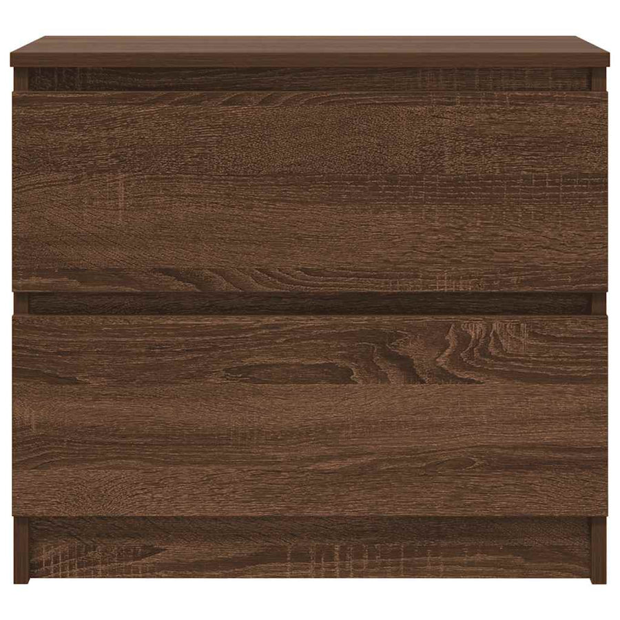 Tv-meubel 60x35x54 cm bewerkt hout bruin eikenkleur