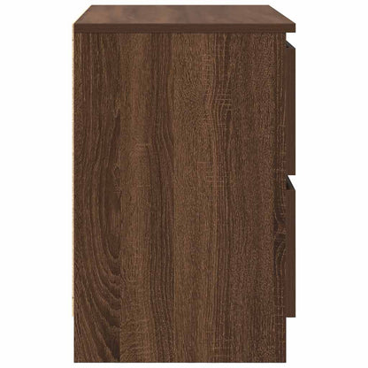 Tv-meubel 60x35x54 cm bewerkt hout bruin eikenkleur