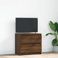 Tv-meubel 60x35x54 cm bewerkt hout bruin eikenkleur