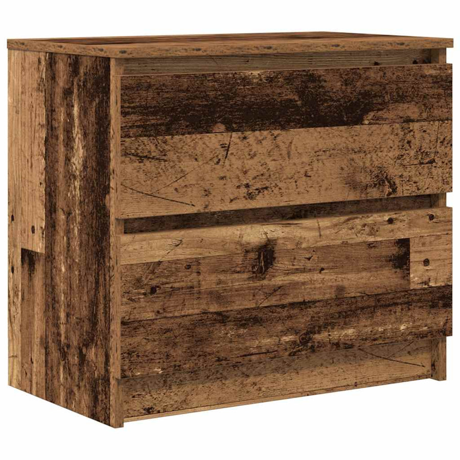 Tv-meubel 60x35x54 cm bewerkt hout oud houtkleurig