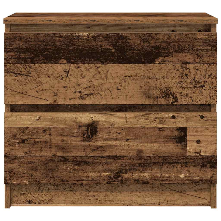 Tv-meubel 60x35x54 cm bewerkt hout oud houtkleurig