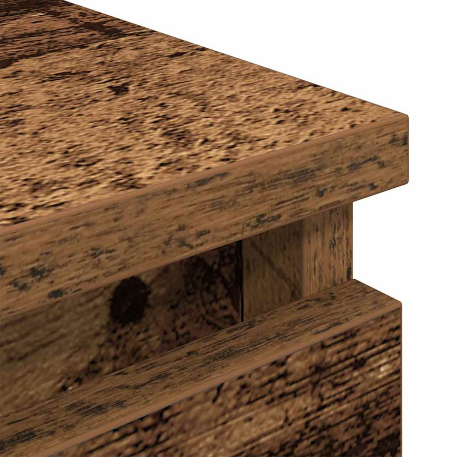 Tv-meubel 60x35x54 cm bewerkt hout oud houtkleurig