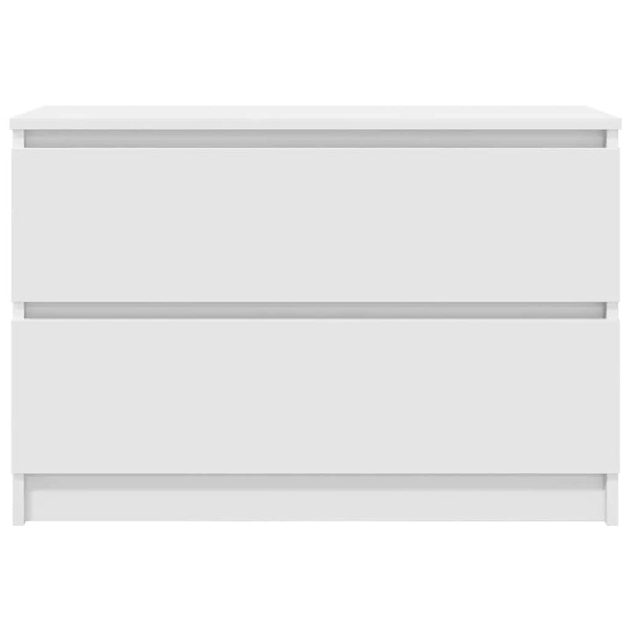 Tv-meubel 80x35x54 cm spaanplaat wit