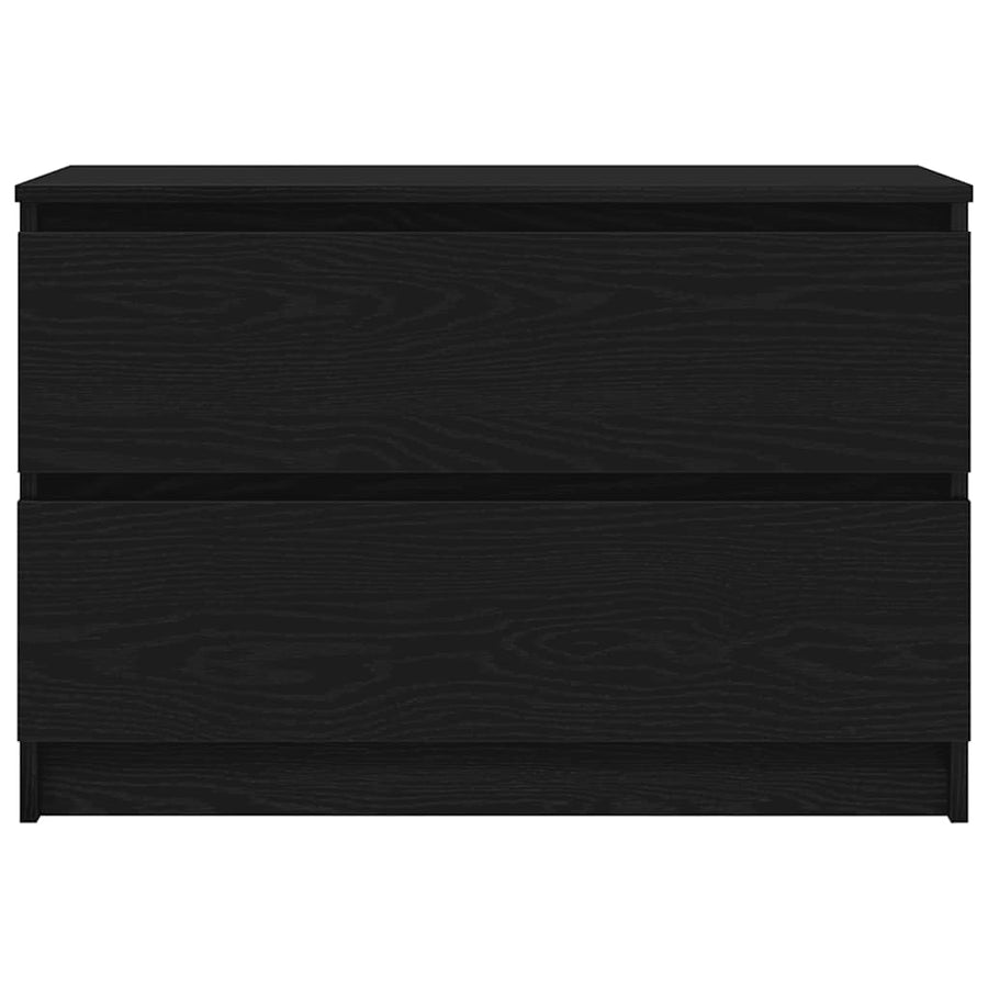 Tv-meubel 80x35x54 cm spaanplaat zwart