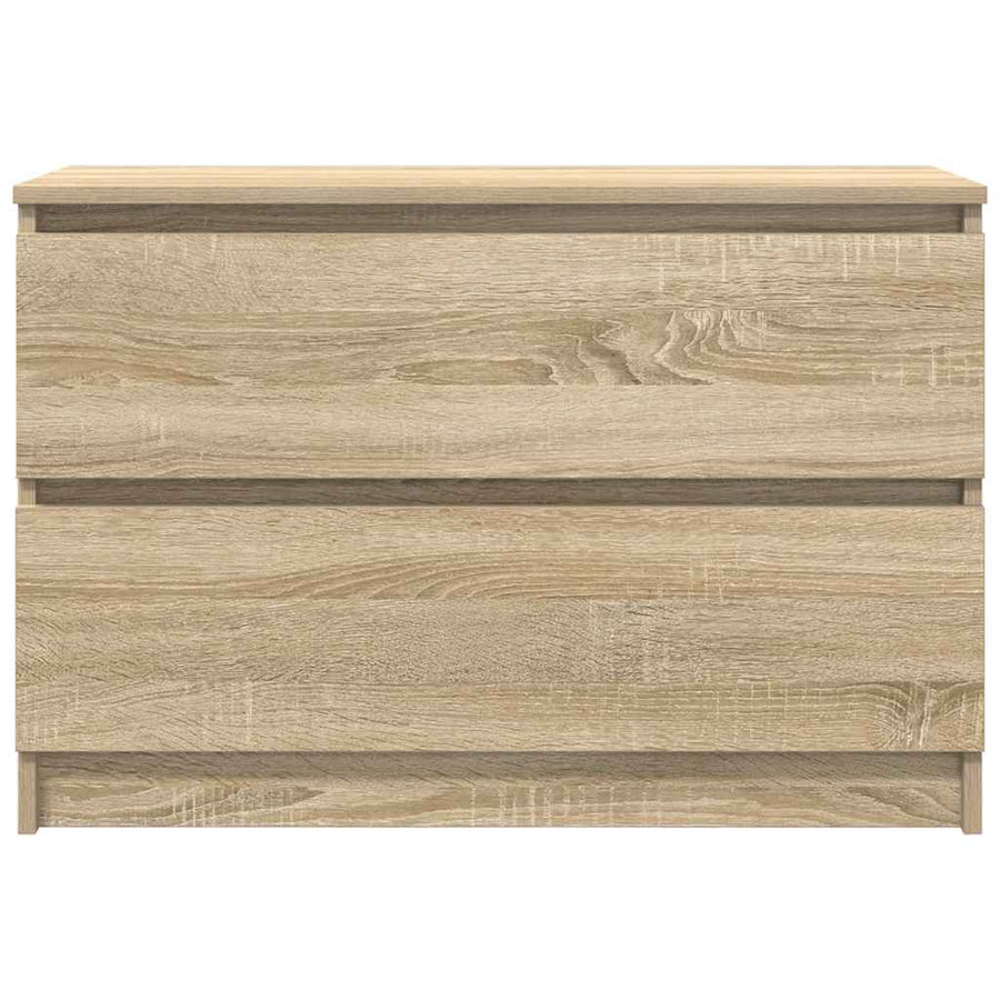 Tv-meubel 80x35x54 cm spaanplaat sonoma eikenkleurig