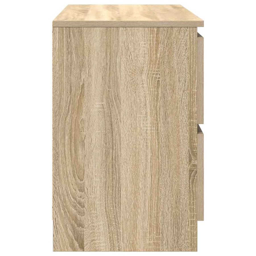 Tv-meubel 80x35x54 cm spaanplaat sonoma eikenkleurig