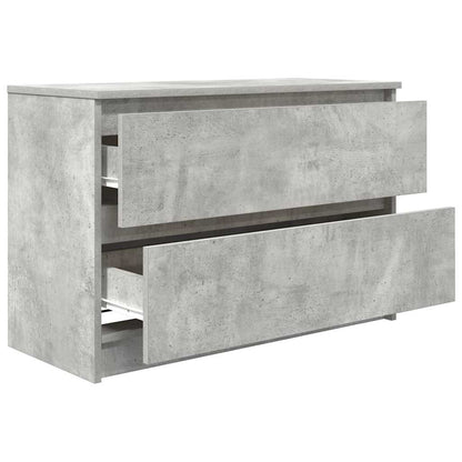 Tv-meubel 80x35x54 cm spaanplaat betongrijs