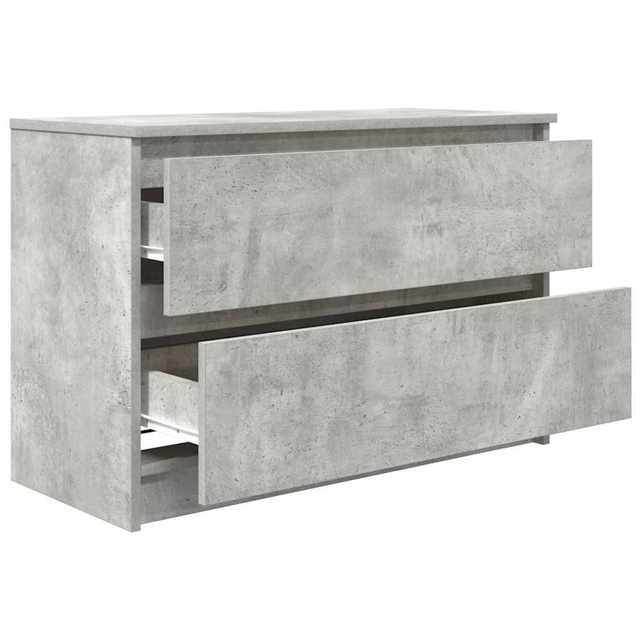 Tv-meubel 80x35x54 cm spaanplaat betongrijs