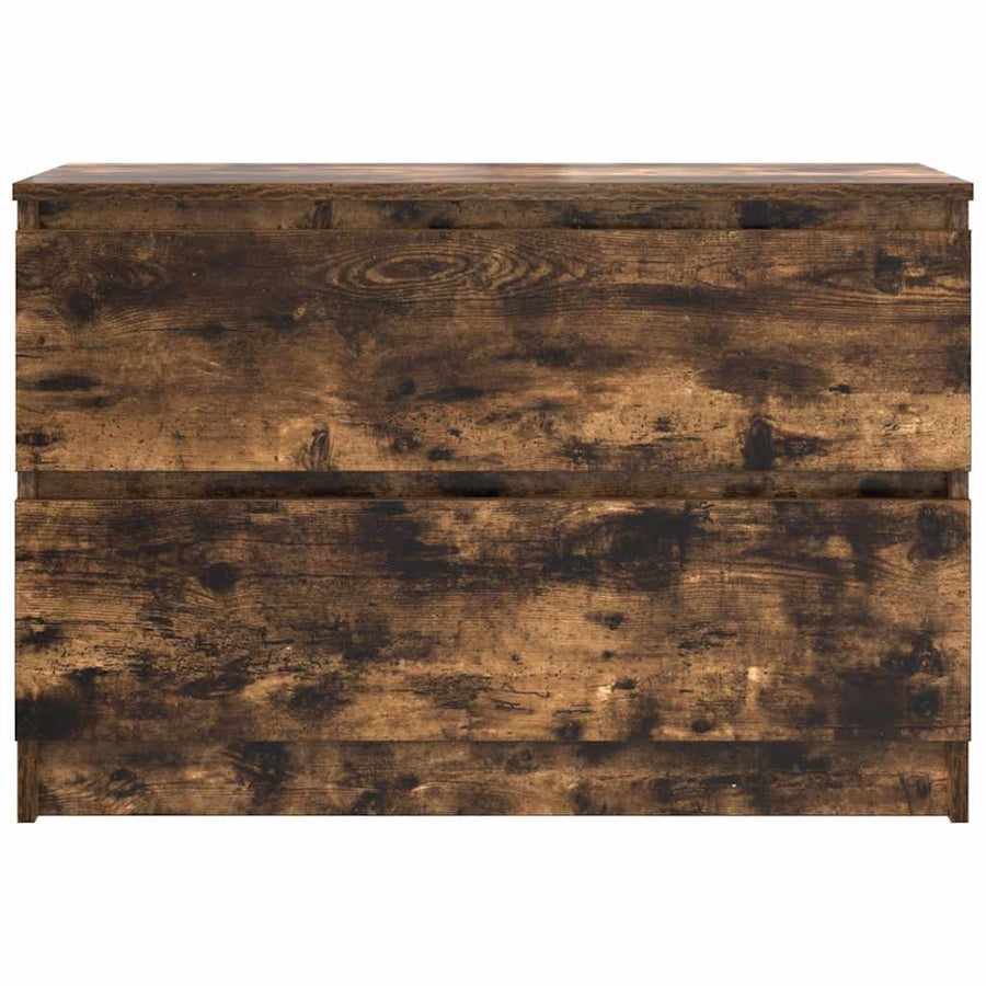 Tv-meubel 80x35x54 cm spaanplaat gerookt eikenkleurig