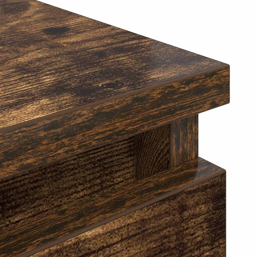 Tv-meubel 80x35x54 cm spaanplaat gerookt eikenkleurig