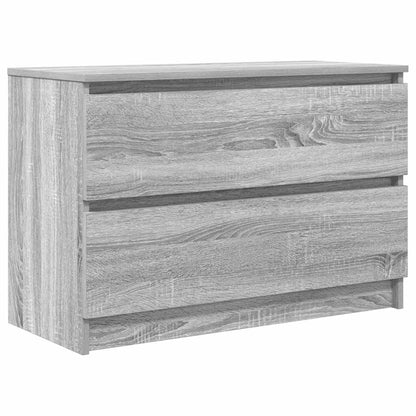Tv-meubel 80x35x54 cm spaanplaat grijs sonoma