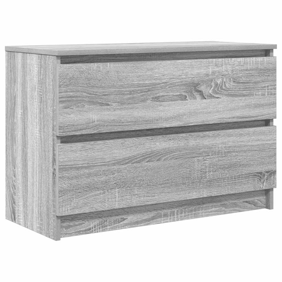 Tv-meubel 80x35x54 cm spaanplaat grijs sonoma