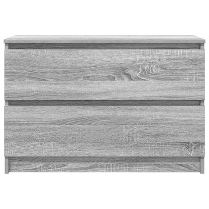 Tv-meubel 80x35x54 cm spaanplaat grijs sonoma