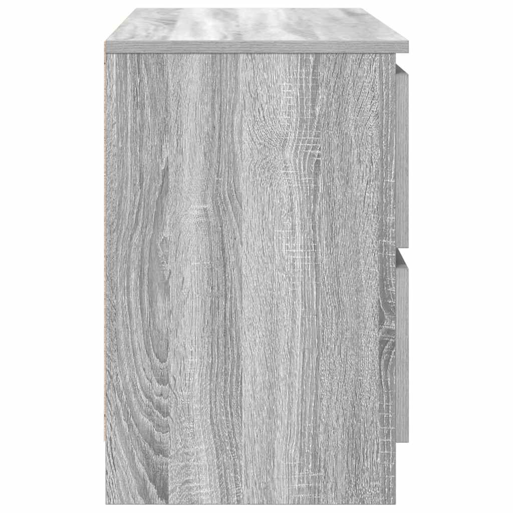 Tv-meubel 80x35x54 cm spaanplaat grijs sonoma