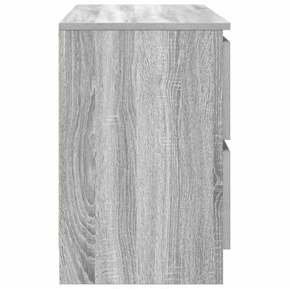 Tv-meubel 80x35x54 cm spaanplaat grijs sonoma