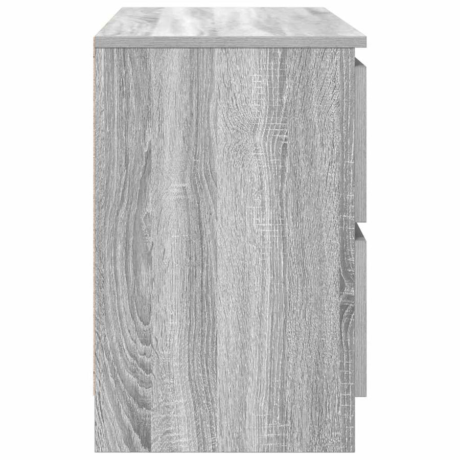 Tv-meubel 80x35x54 cm spaanplaat grijs sonoma