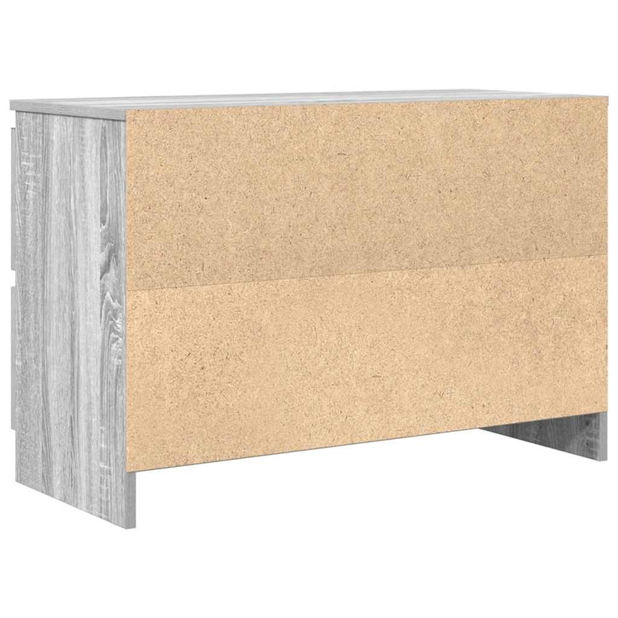 Tv-meubel 80x35x54 cm spaanplaat grijs sonoma