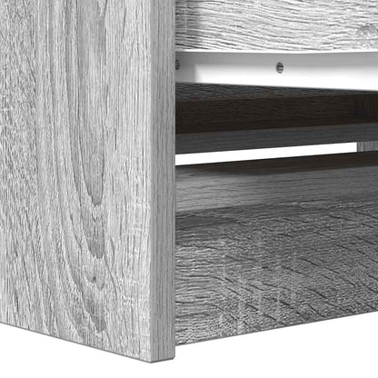 Tv-meubel 80x35x54 cm spaanplaat grijs sonoma