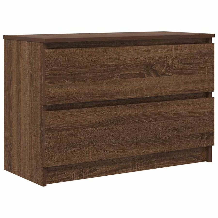 Tv-meubel 80x35x54 cm spaanplaat bruin eikenkleurig