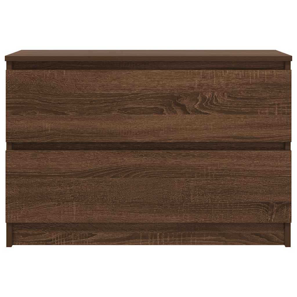 Tv-meubel 80x35x54 cm spaanplaat bruin eikenkleurig