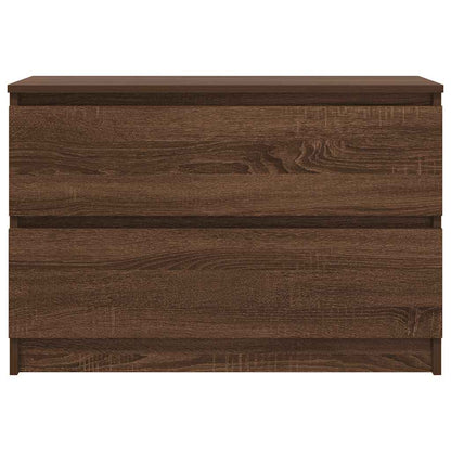 Tv-meubel 80x35x54 cm spaanplaat bruin eikenkleurig