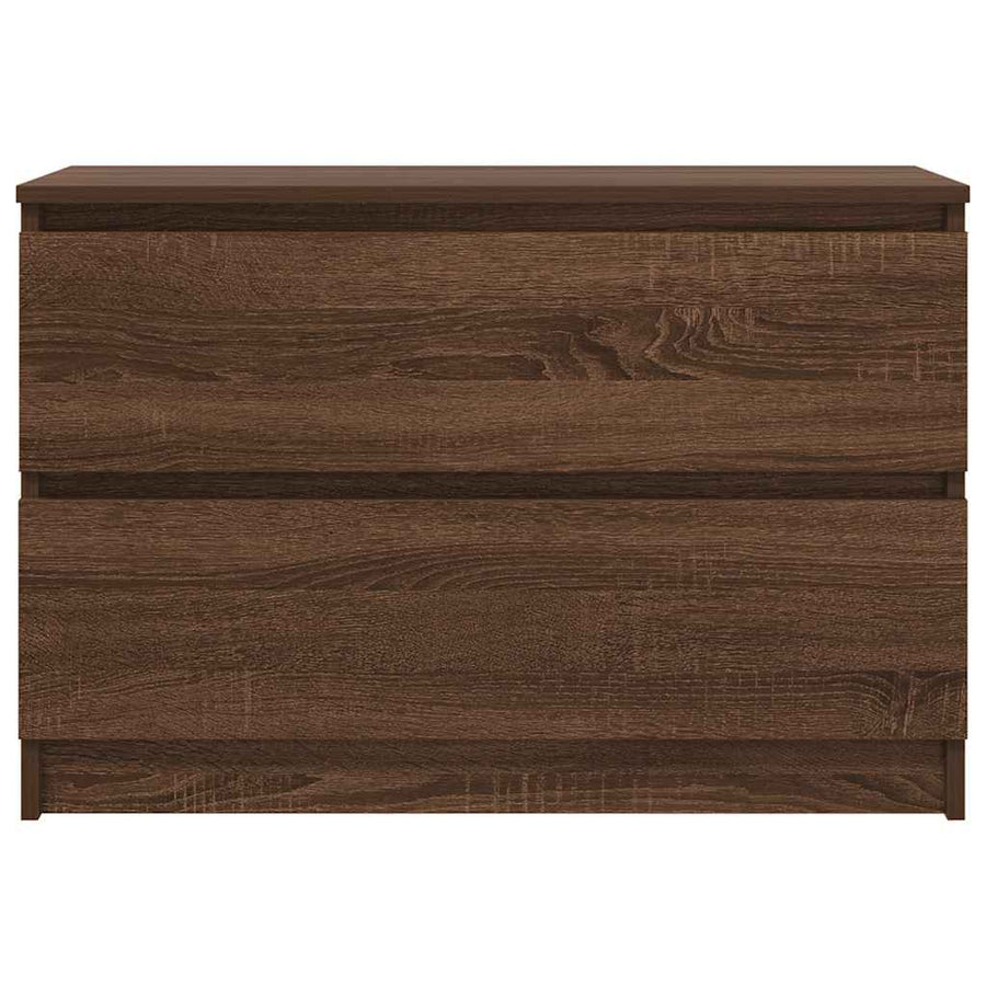 Tv-meubel 80x35x54 cm spaanplaat bruin eikenkleurig