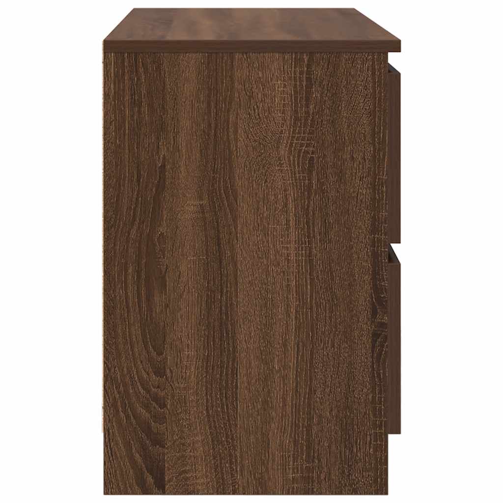 Tv-meubel 80x35x54 cm spaanplaat bruin eikenkleurig