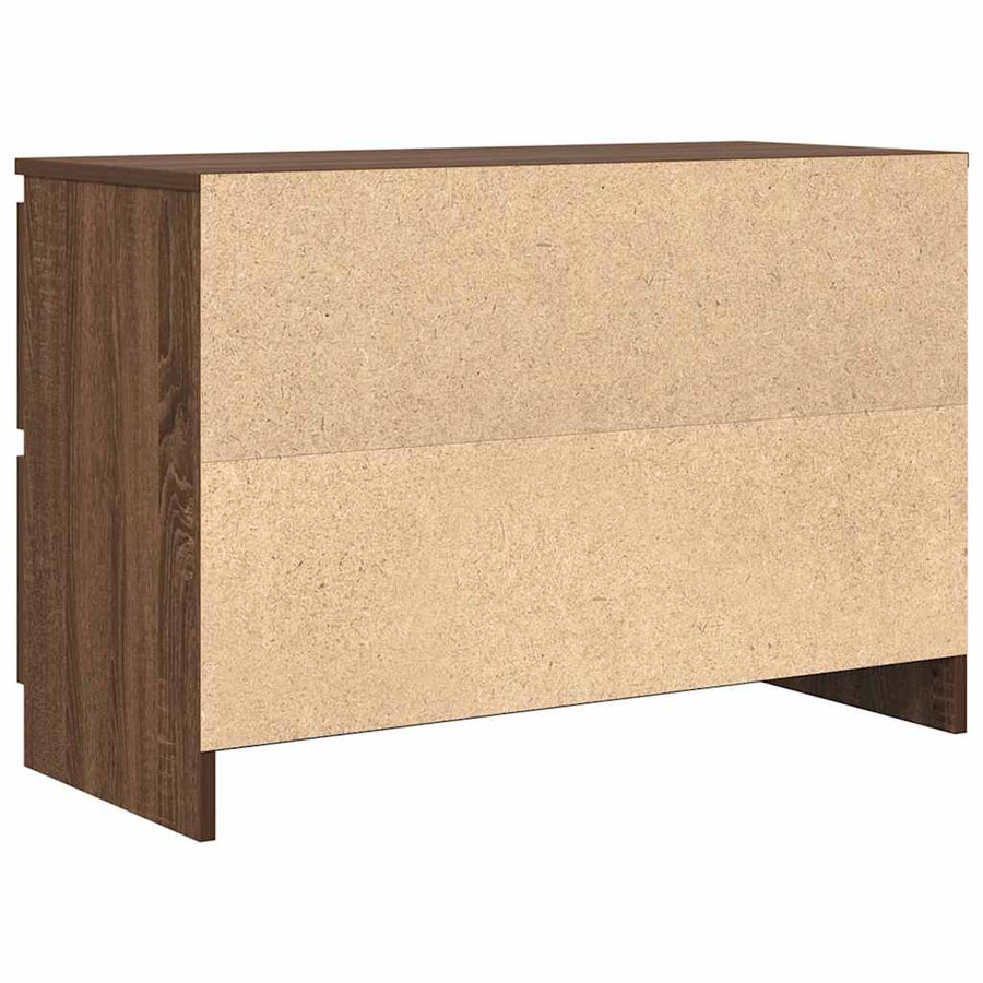 Tv-meubel 80x35x54 cm spaanplaat bruin eikenkleurig