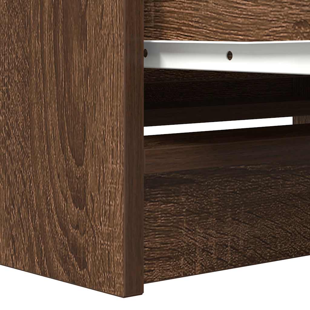 Tv-meubel 80x35x54 cm spaanplaat bruin eikenkleurig